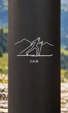 Gravur-Motiv Langlauf