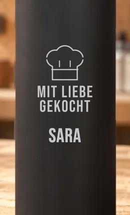 Gravur-Motiv Küche