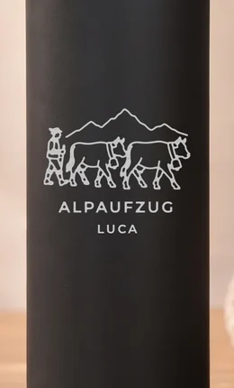 Gravur-Motiv Alpaufzug