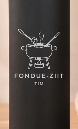 Gravur-Motiv Fondue-Ziit