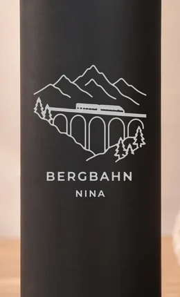Gravur-Motiv Bergbahn