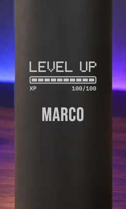 Gravur-Motiv Level up