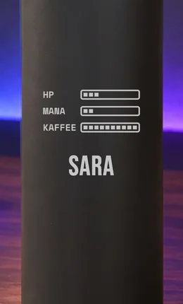 Gravur-Motiv Kaffee-Anzeige