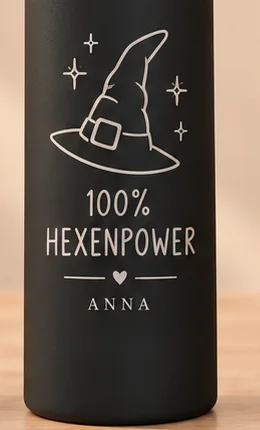 Gravur-Motiv 100% Hexenpower
