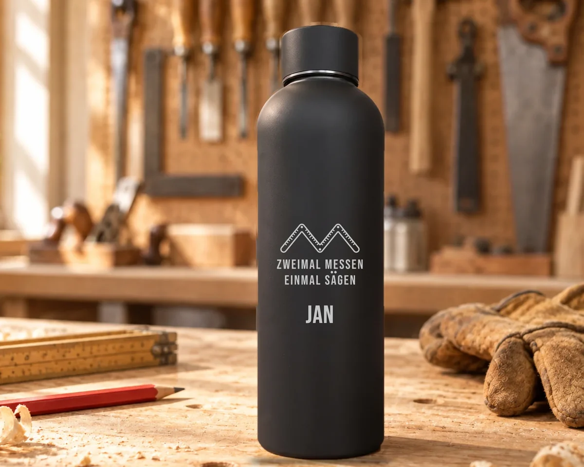 Berufe-Flasche mit Namen