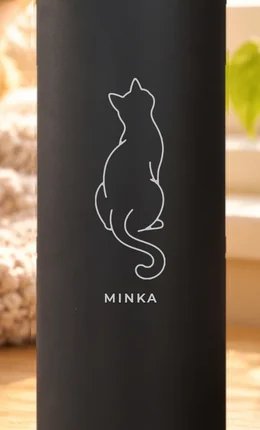 Gravur-Motiv Katze von hinten