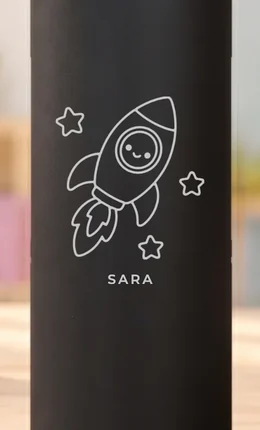 Gravur-Motiv Rakete