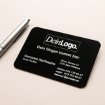 Design_1 Elegante_schwarze_Aluminium-Visitenkarte_personalisierbar_mit_Logo_und_Kontaktdaten