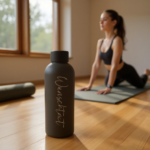Personalisierte Thermoflasche, minimalistischer Stil