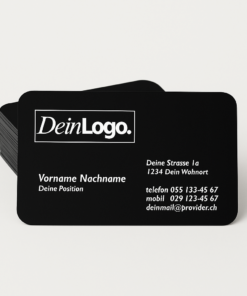 Premium-Visitenkarten mit Gravur (Design 2)