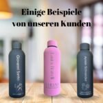 Firmen-Thermoflaschen mit Logo & Namen