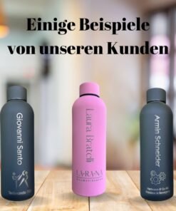 Firmen-Thermoflaschen mit Logo & Namen